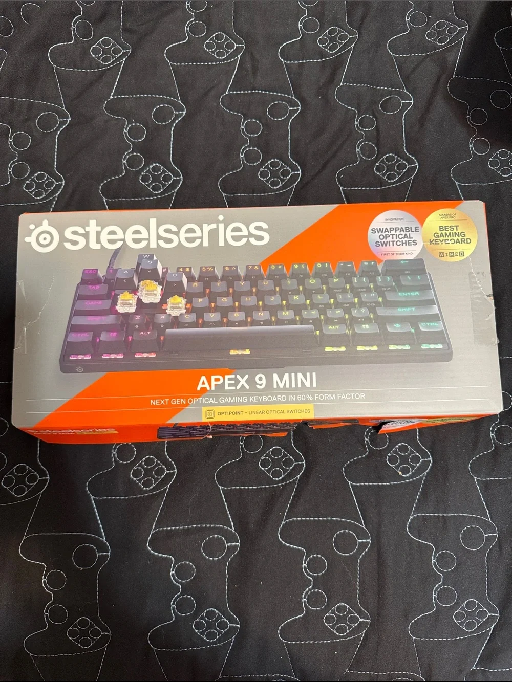 SteelSeries Apex 9 Mini RGB Mechanical Gaming Keyboard - Black/Multicolor
